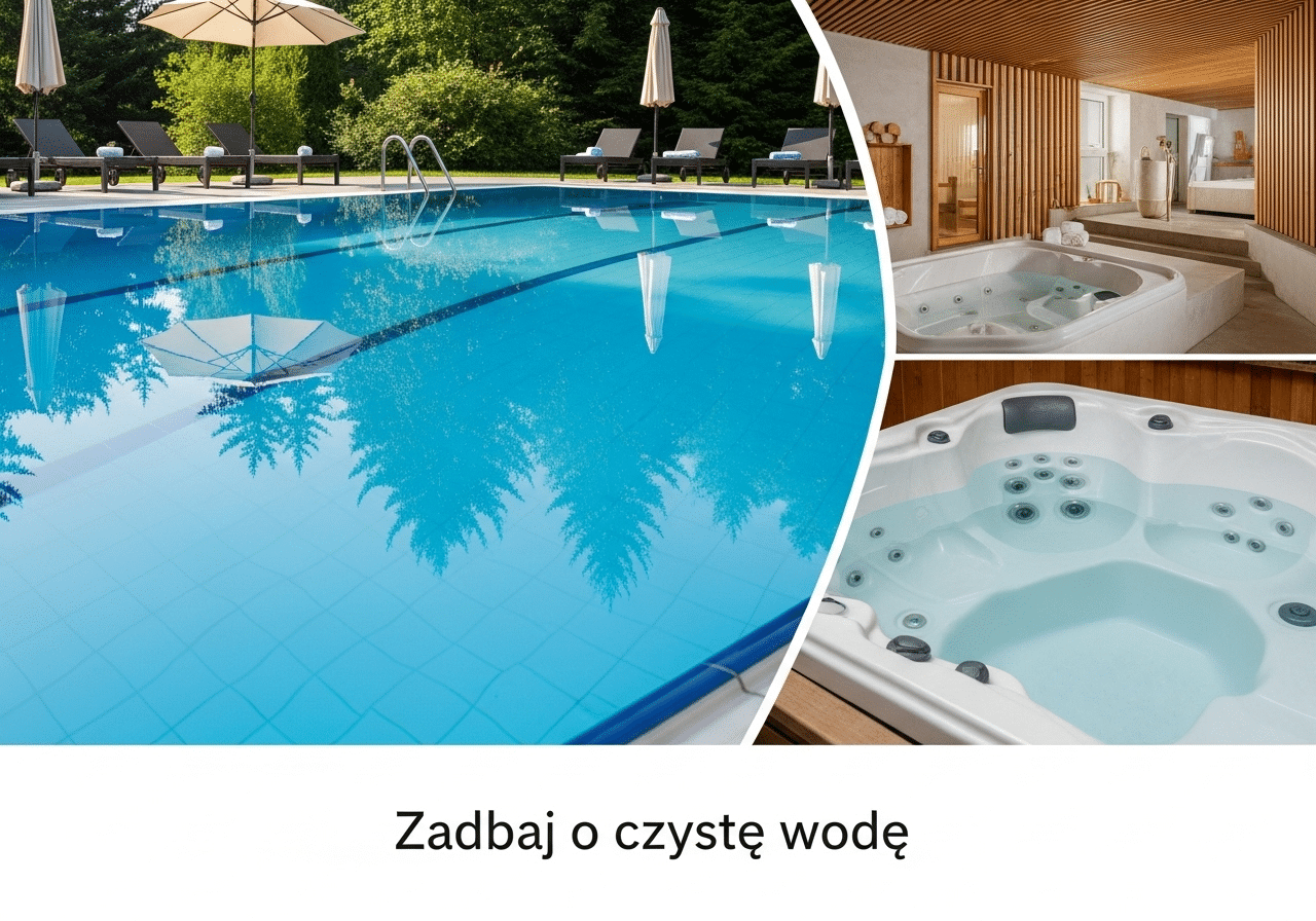 Czyszczenie pomp, filtrów i dysz w basenie, jacuzzi i bali ogrodowej
